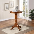 thumbnail image 4 of Boraam Florence 42in. Height Round Wood Pub Table - Walnut Finish, 4 of 8