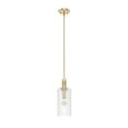 thumbnail image 2 of Hunter - Gatz 1-light Alturas Gold, Mini Pendant Light, Dimmable, Modern Style, Cylinder Shaped, for Bedrooms, Dining, Living Rooms - 19791, 2 of 7