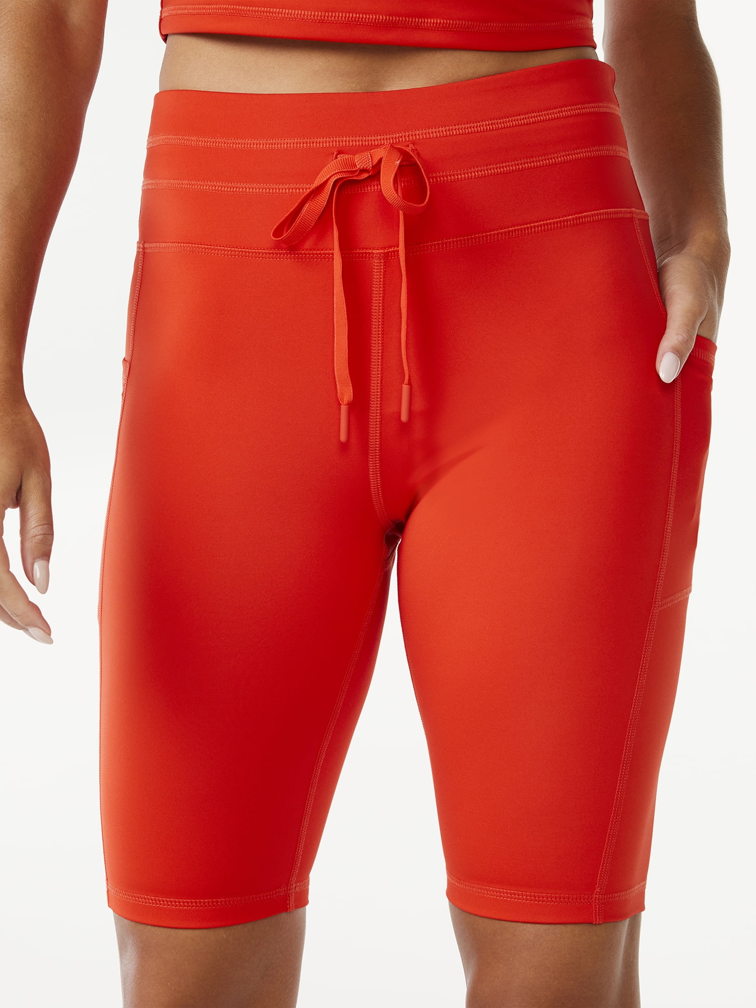 Love & Sports Women’s Bike Shorts, 9” Inseam