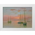 thumbnail image 1 of Obuchovsky, Yury 32x24 White Modern Wood Framed Museum Art Print Titled - Evening Ride, 1 of 4