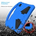 thumbnail image 4 of Kids Case for iPad Air 11 Inch 2024 / iPad Pro 11 Inch 5th Generation 2024 with Kickstand/Handle Stand Lightweight Soft EVA Foam Shockproof Silicone Cover Boy Girl, Blue, 4 of 7
