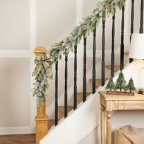 Northlight Flocked Pine and Pinecones Artificial Christmas Garland - 5.5' x 10" - Unlit