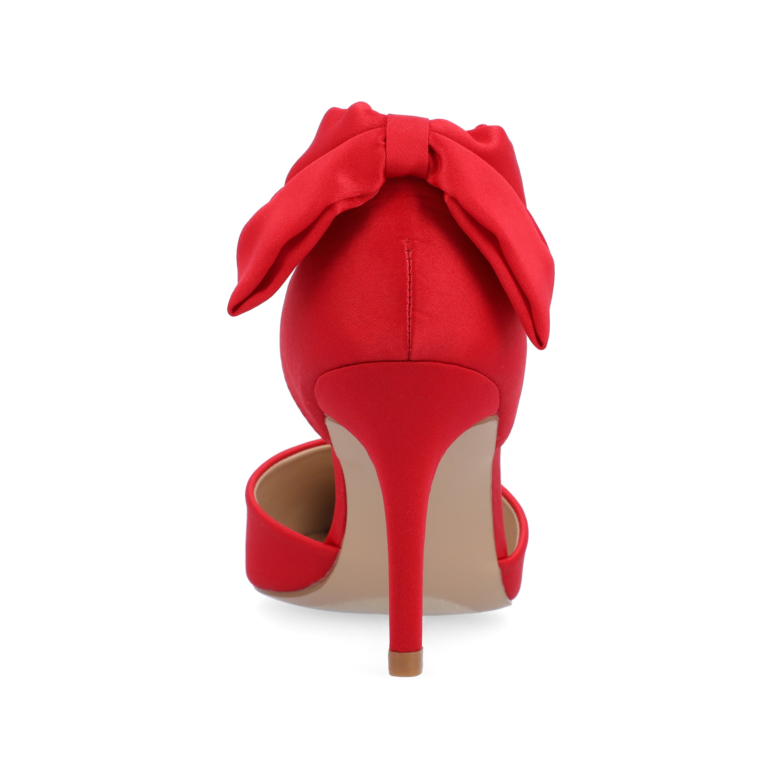 Journee Womens Tanzi Pointed Toe Mid Heel Evening Pumps