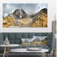 thumbnail image 1 of Volcano Panorama with Dramatic Sky - Landscape Canvas Art Print, 1 of 3