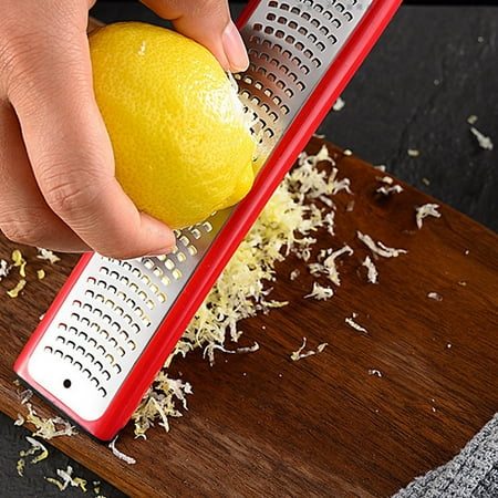 

Womail Kitchen Gadgets Cheese Grater Lemon Ginger Grater Grater Knife Grater Stainless Steel Long Cheese Grater Cheese Grater Creative Lemon Grater Multi-Purpose Grater