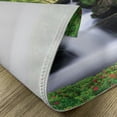 thumbnail image 5 of Ambesonne Nature Place Mats Set of 4, Trees Flowers Waterfall, Standard Size, Green White, 5 of 6