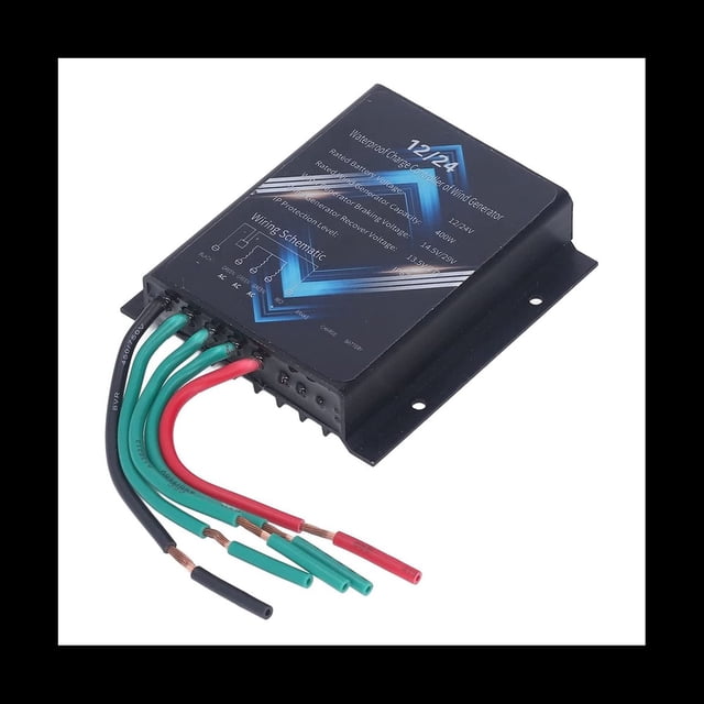 Controlador de Carga de Turbina EóLica, 400W 12V 24V Mini Controlador de Generador de Turbina EóLica IP67 una Prueba de Agua