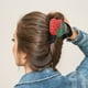 thumbnail image 2 of Pinza para el pelo con forma de fruta, pinza acrílica para el pelo, soporte para coleta para mujer y niña (fresa), 1 ud., 2 of 5