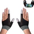 thumbnail image 1 of GamingGlovesForMobileGameController,TouchFingerNano-silverFiberMateria, 1 of 5