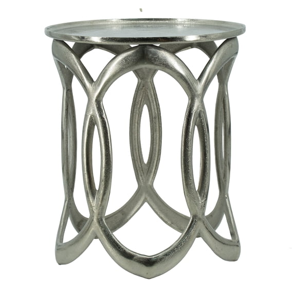 Silver Nesting Side Table - Nickel - Set of 2