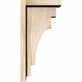 thumbnail image 3 of 5 1/2"W x 8"D x 16"H Mediterranean Smooth Corbel w/Backplate, Douglas Fir, 3 of 9