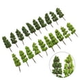 thumbnail image 4 of 20 Pcs Miniatures Paysage Paysage Train Chemins de Fer Arbres Modèle Échelle 1:200 Vert, 4 of 10