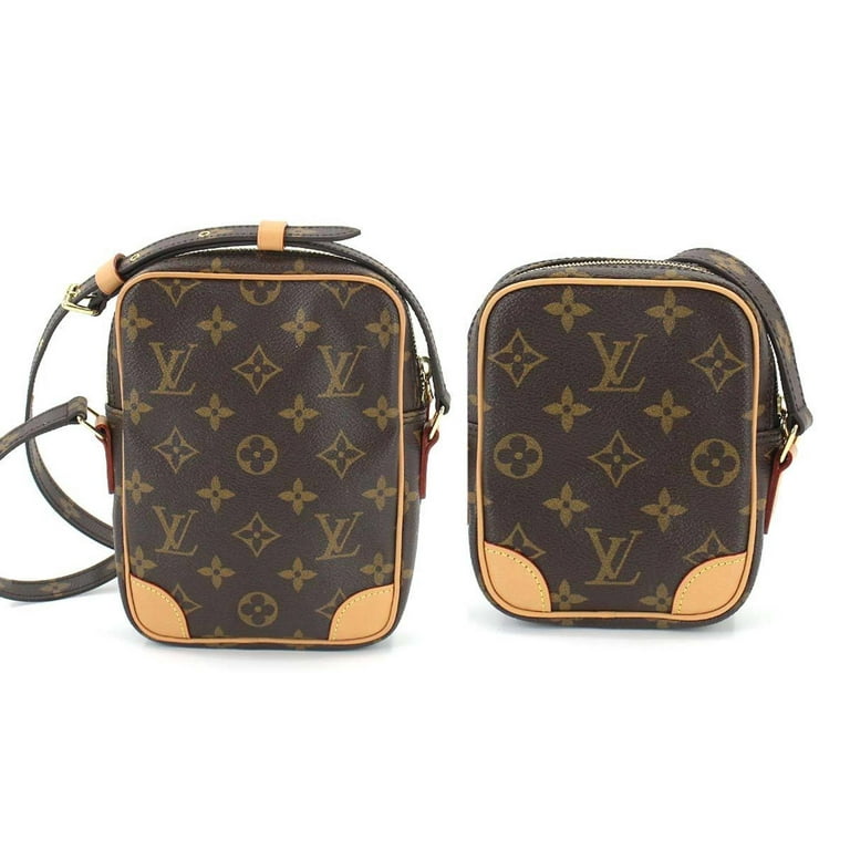 Authenticated Used Louis Vuitton LOUIS VUITTON Monogram Game On Panam Set  Shoulder Bag Brown RFID M57450 Paname set 