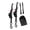 Black, variant on Motorcycle Tie Down Straps Set 500KG Load Capacity Retractable Ratchet Straps For Off Road Biking And Hauling