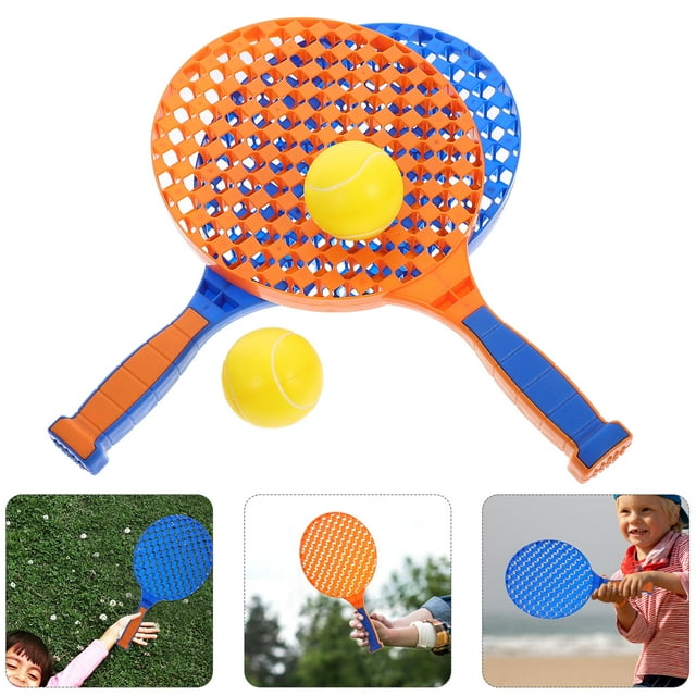 WHAMVOX 6Rackets Toy Tennis Racket Set For Children In Assorted Color Ideal For Portable Outdoor Play And Sports