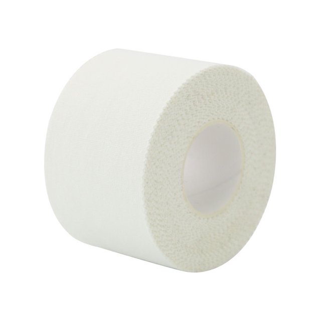 Parche blanco con borde dentado, cinta deportiva, película para la piel, protector de muñeca, protector de tobillo, protector de color, cinta de fijación de algodón