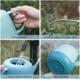 thumbnail image 4 of Lata de riego de planta 1l, lata de riego de plástico, lata de riego ligero con boca larga para jardinería y plantación de interior (azul) Feliz Sencillez, 4 of 5