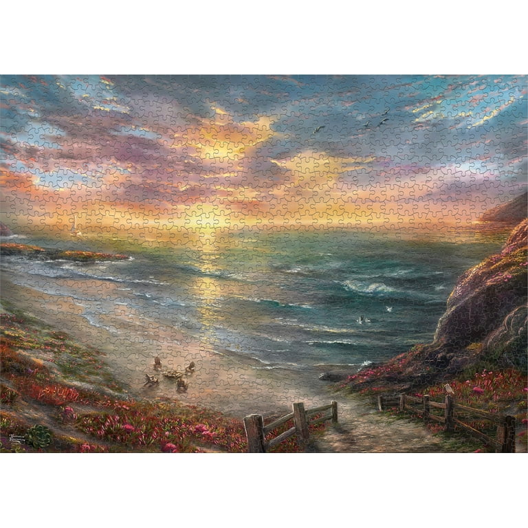 Ceaco Beachside Gathering 1000 Piece Interlocking Jigsaw Puzzle