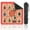 Color-6, variant on Mahjong Mat 31.5" x 31.5" Chinese Inspired Cartoon Anti-Slip and Noise Reduction Symmetry Design Mahjong Tiles Table Cover for Dominoes Poker Card Board and Tile Games