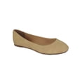 thumbnail image 1 of kreme Soda Women Shoes Ballet Flat Comfortable Gel Insole Round Toe Natural Nude Beige, 1 of 2