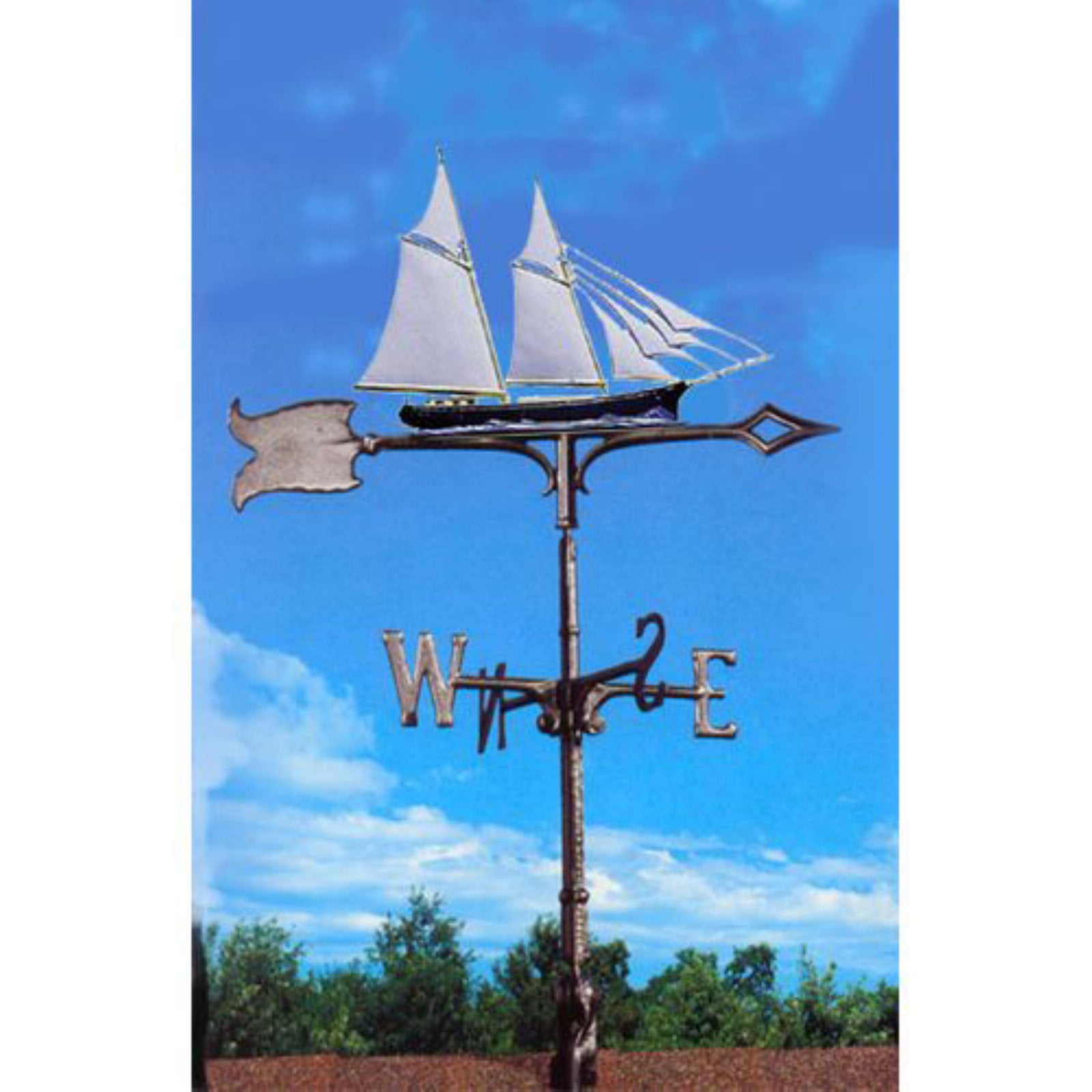 Painted Schooner Weathervane by Whitehall Products LLC