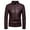 Wine RedRed, variant on EGNMCR Jackets for Men Fashion Men Winter Warm Casual Leather Zipper Long Sleeve Jacket Coat