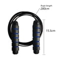 thumbnail image 2 of Jump Rope, Tangle-Free Rapid Speed Jumping Rope Cable with Ball Bearings for Women, Men, and Kids, Adjustable Steel Jump Rope Workout with Foam Handles, 2 of 6