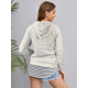 thumbnail image 3 of Sudadera Mujer Capucha Y Cierre Con Interior Térmico Abrigo, 3 of 5
