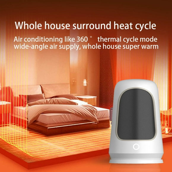 Binwennn Desktop Heater Heating Heater Home Heater High Power Mini Heater Solar Heater for Plug in Baseboard Heater Large Room Space Heater with Battery Operated Space Heater for Camping Tent Ceramic