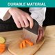 thumbnail image 2 of Juego de 2 cortadores ondulados de acero inoxidable para papas fritas, verduras y frutas con mango ergonómico, 2 of 5