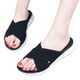 thumbnail image 1 of Sandalias Deslizantes JShteea Con Punta Abierta Mujer Antideslizantes Transpirables Playa Verano Negro 42, 1 of 9