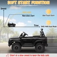 thumbnail image 3 of UBesGoo 24V 2 Seat Licensed Chevrolet Colorado Electric Ride on Car Toy for Toddler Kid w/ Remote Control, LED Lights, Black, 3 of 10
