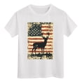 thumbnail image 4 of Kogui Boys 4th of July Shirt American Flag Tees Kids Independence Day Patriotic Short Sleeve Tops (White,3-4 Years), 4 of 4