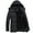 Black, variant on Men's Winter Solid Color Long Sleeved Jacket Plus Velvet Hooded Parkas
