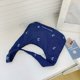 thumbnail image 4 of Mujeres Simple Crossbody Bag Bags Bolsa de cables de lona de gran capacidad (azul oscuro), 4 of 9