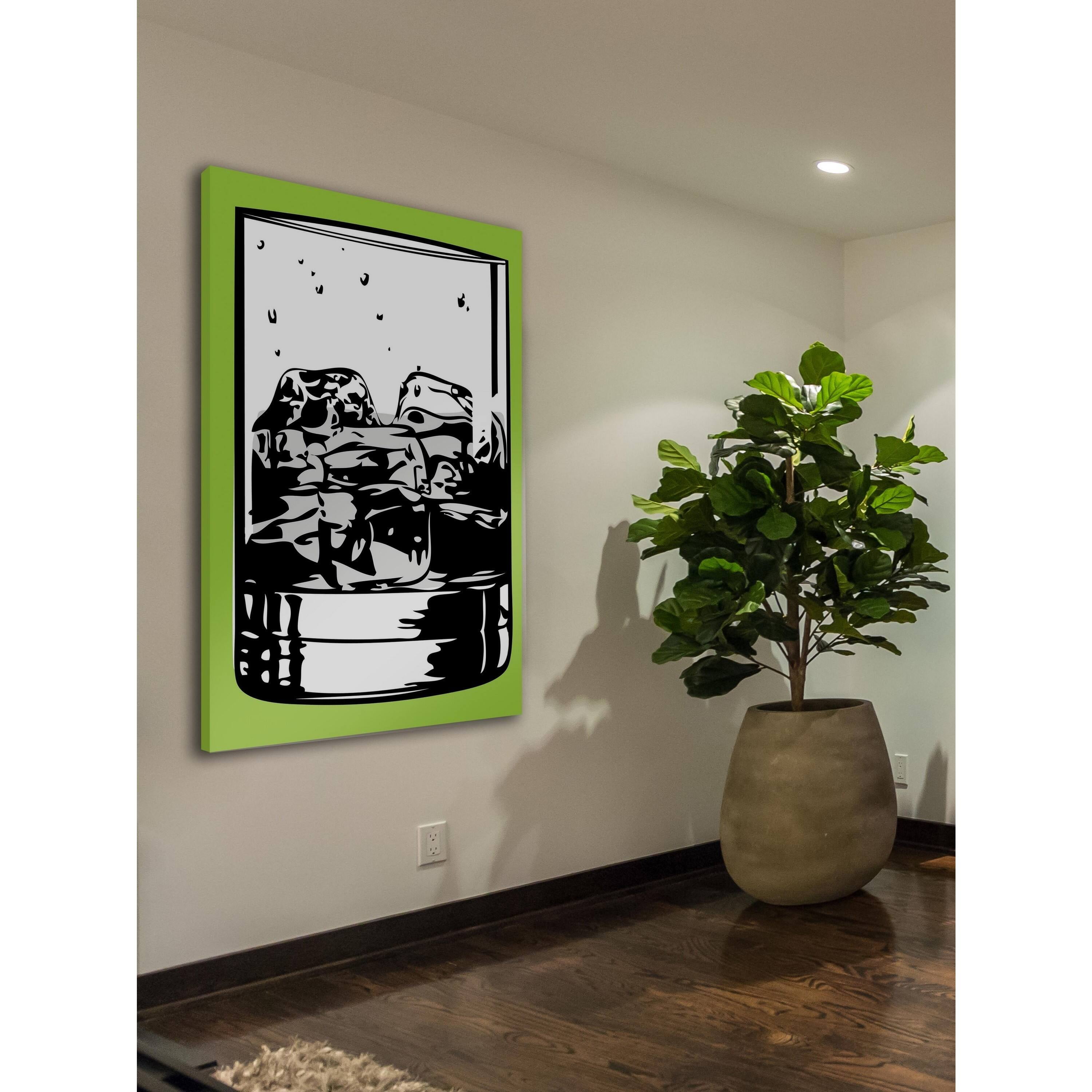 Marmont Hill "Cocktail 2" Print on Canvas