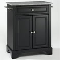 thumbnail image 1 of Bowery Hill Solid Granite Top Kitchen Island in Black, 1 of 6