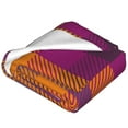 thumbnail image 2 of Bixox Fleece Blanket Purple Yellow Buffalo Plaid Pattern Super Soft Double-Sided Microfiber Flannel Blanket for Sofa, Bed, Couch,Suitable for All Seasons - 80"x60", 2 of 5