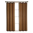 thumbnail image 1 of Versailles' Bamboo Wood Ring Top Curtain Panel Set 40in x 63in, 1 of 3