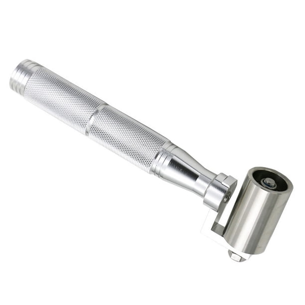 CRAFTHROU Rodillo Metálico Para Tapar Juntas En Papel Tapiz Y Tejidos Con Antideslizante Color Plata