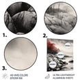 thumbnail image 3 of Designart "Whispers of the Coast I" Coastal Metal Art Living Room, 3 of 5