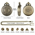 thumbnail image 3 of HUASHENG DND Dice Set Polyhedral Metal 7pcs Dices For Dungeon And In Pocket Case, 3 of 5