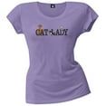 thumbnail image 1 of Cat Lady Embroidered Women's T-Shirt, 1 of 1