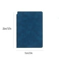 thumbnail image 2 of Kabnic Whiteboard Notebook, Reusable Dry Erase Whiteboard, A5 Portable Dry Erase Pad with PU Cover White Board for Notes Lists Memo Message Presentation, Blue, 2 of 7