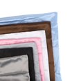 thumbnail image 4 of Satin Single Pillowcase, King Satin Pillowcase with Zipper, Black, 20*29", 4 of 7