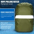 thumbnail image 5 of fankhu Hi-Visibility Backpack Rain Cover Waterproof with Reflective Strip ( Green), 5 of 5