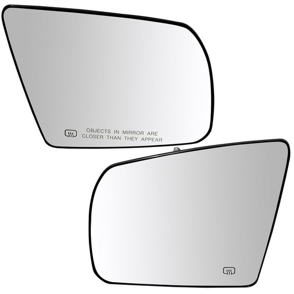 cciyu Side View Mirrors Left and Right Side Mirrors Glass Fits for 2008-2017 For Toyota Sequoia,2007-2020 For Toyota Tundra Convex Heated Chrome Exterior Mirrors - OE:87903-0C020 PL:TO1325107