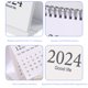 thumbnail image 3 of Mini calendario de escritorio de agosto de 2023 a diciembre de 2024 Calendario de escritorio pequeño Mini horario diario para la escuela de oficina en casa, 3 of 5