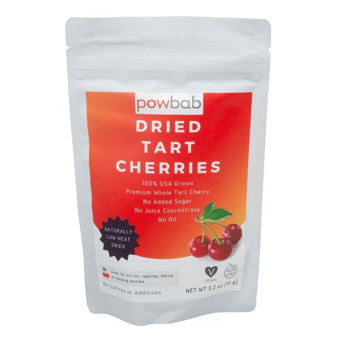 Powbab Tart Cherries, Dried - 24 x 3.2 oz