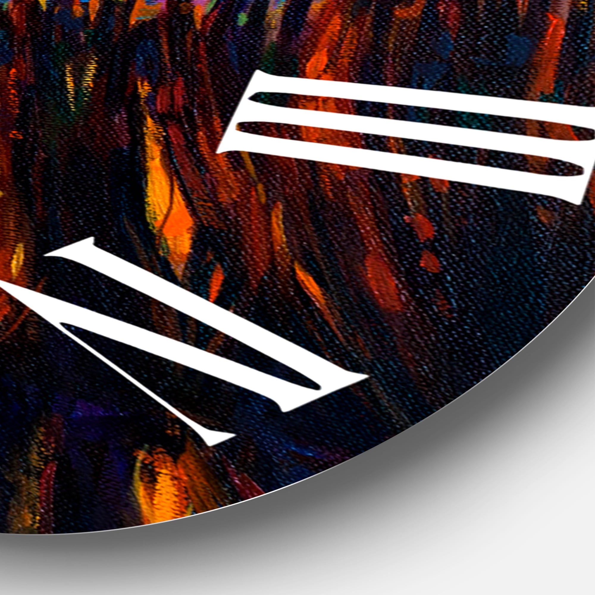 Designart 1 in Quartz Coastal Wall Clock